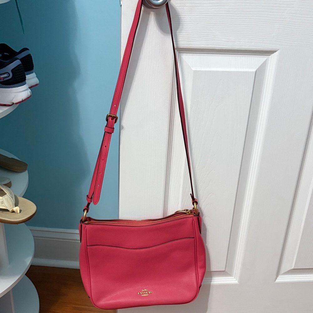 Coach Vibrant Pink Crossbody Bag